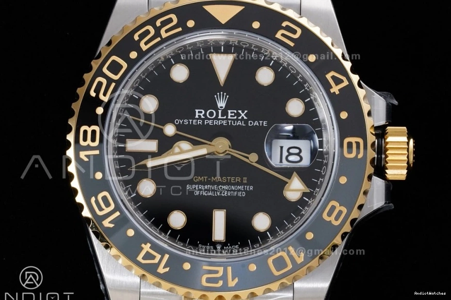 1:1 Dial Best GRNR Weight) WeatherProof CHS Black 126713 II on 881 GMT-Master Bracelet SS SH3285 New YG (Gain ARF Edition Clone Super 1013